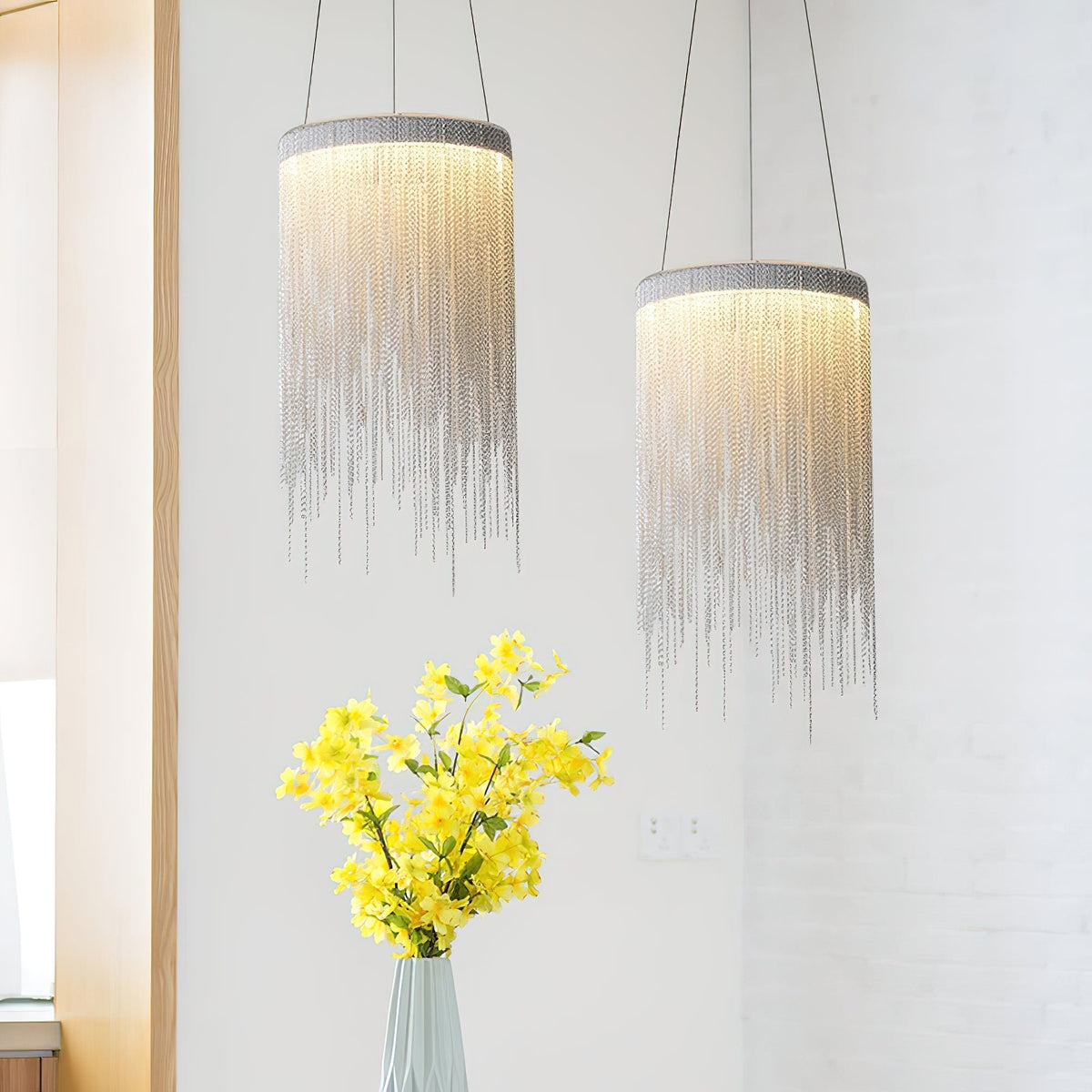 Arsoliel Postmodern Luxury Chain Tassel Pendant Light