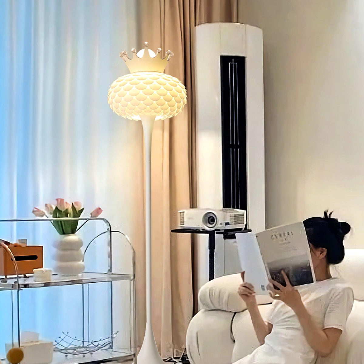 Regal Modern PVC Floor Lamp