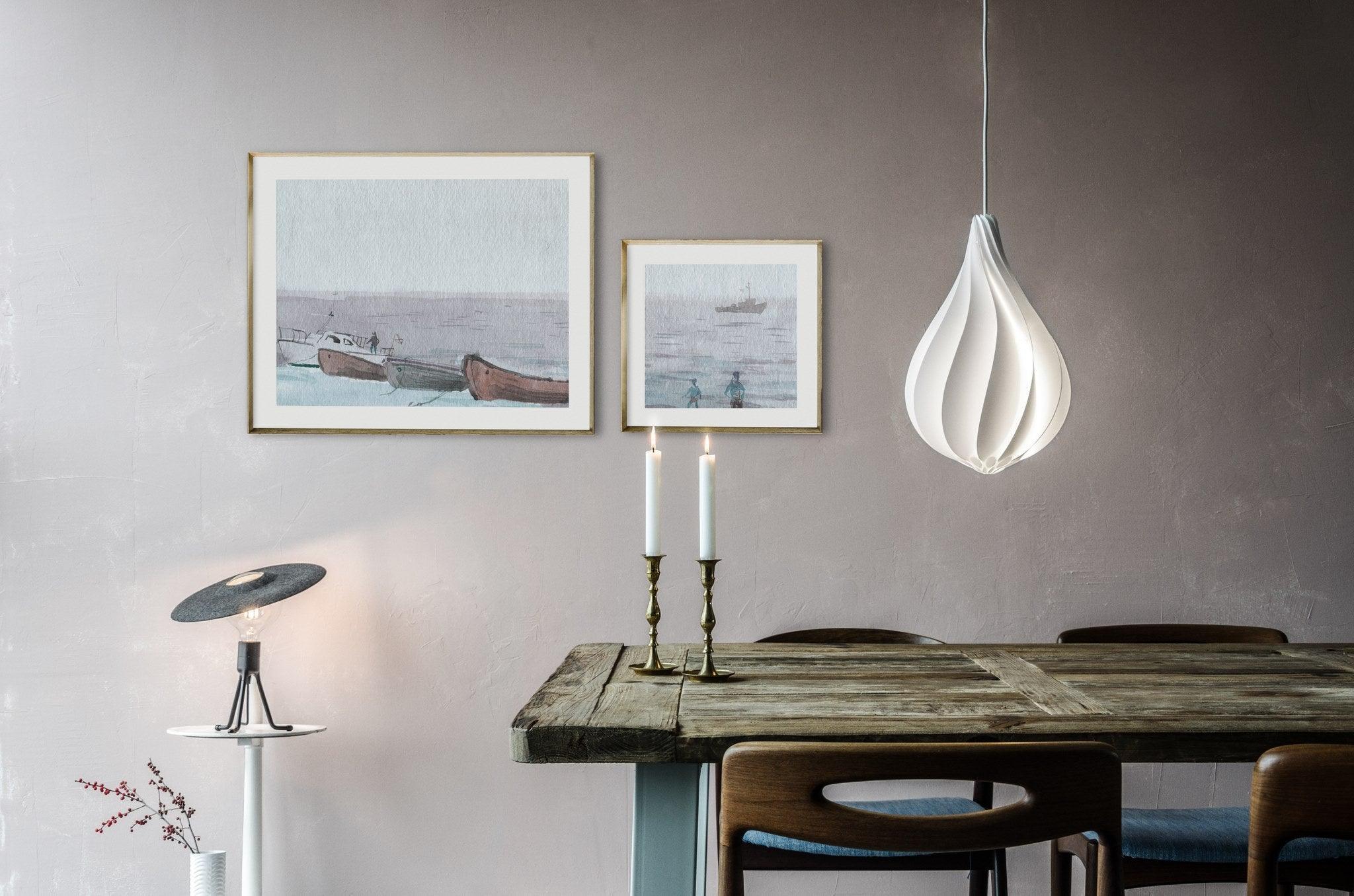 Ersoran Modern Minimalist Nordic Plastic Pendant Light