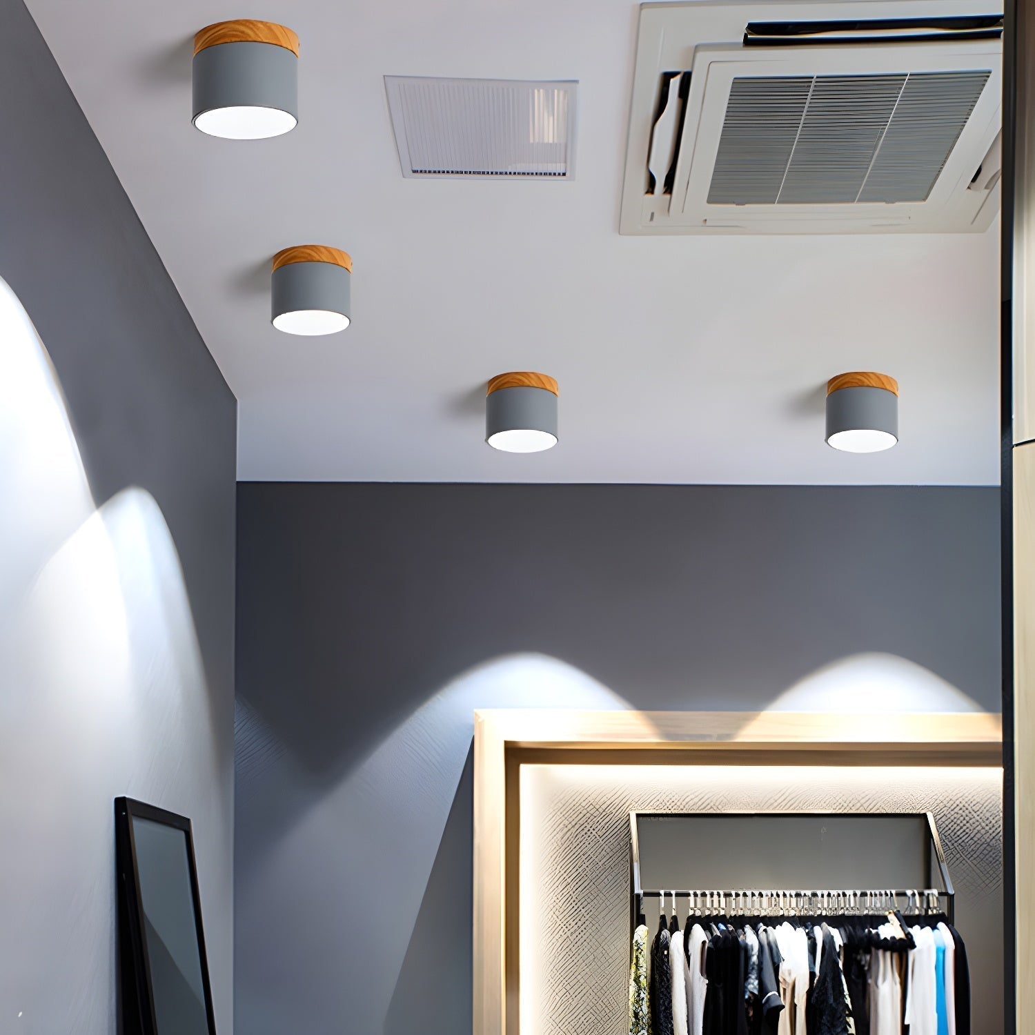 Caveleth Modern Minimalist Wooden Surface Downlight