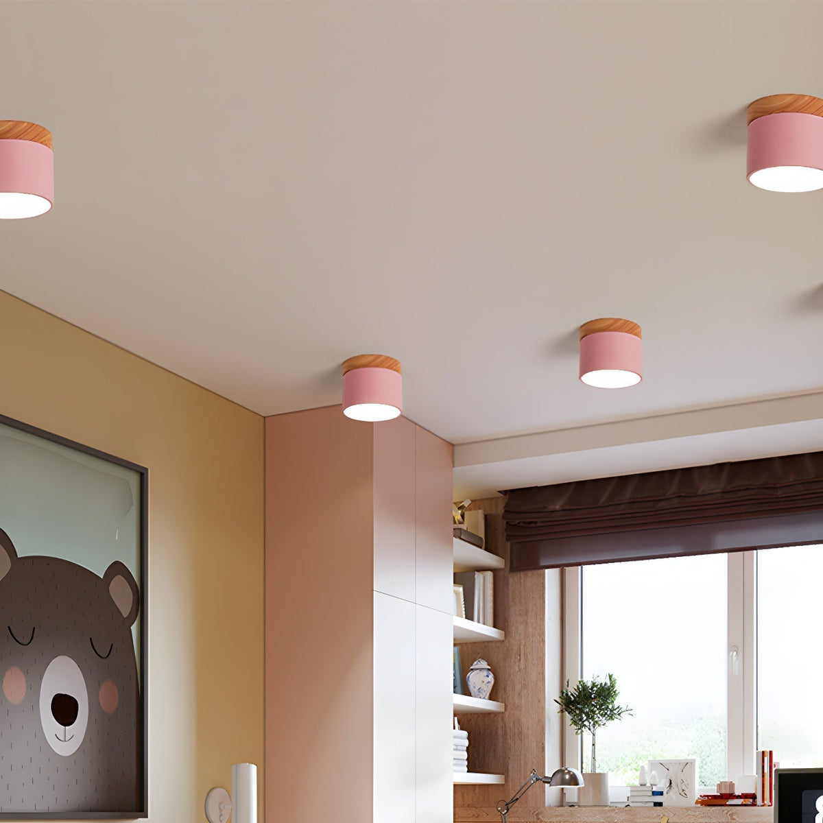 Caveleth Modern Minimalist Wooden Surface Downlight