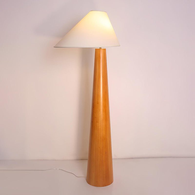 Pinnacle Minimalist Wood Floor Lamp