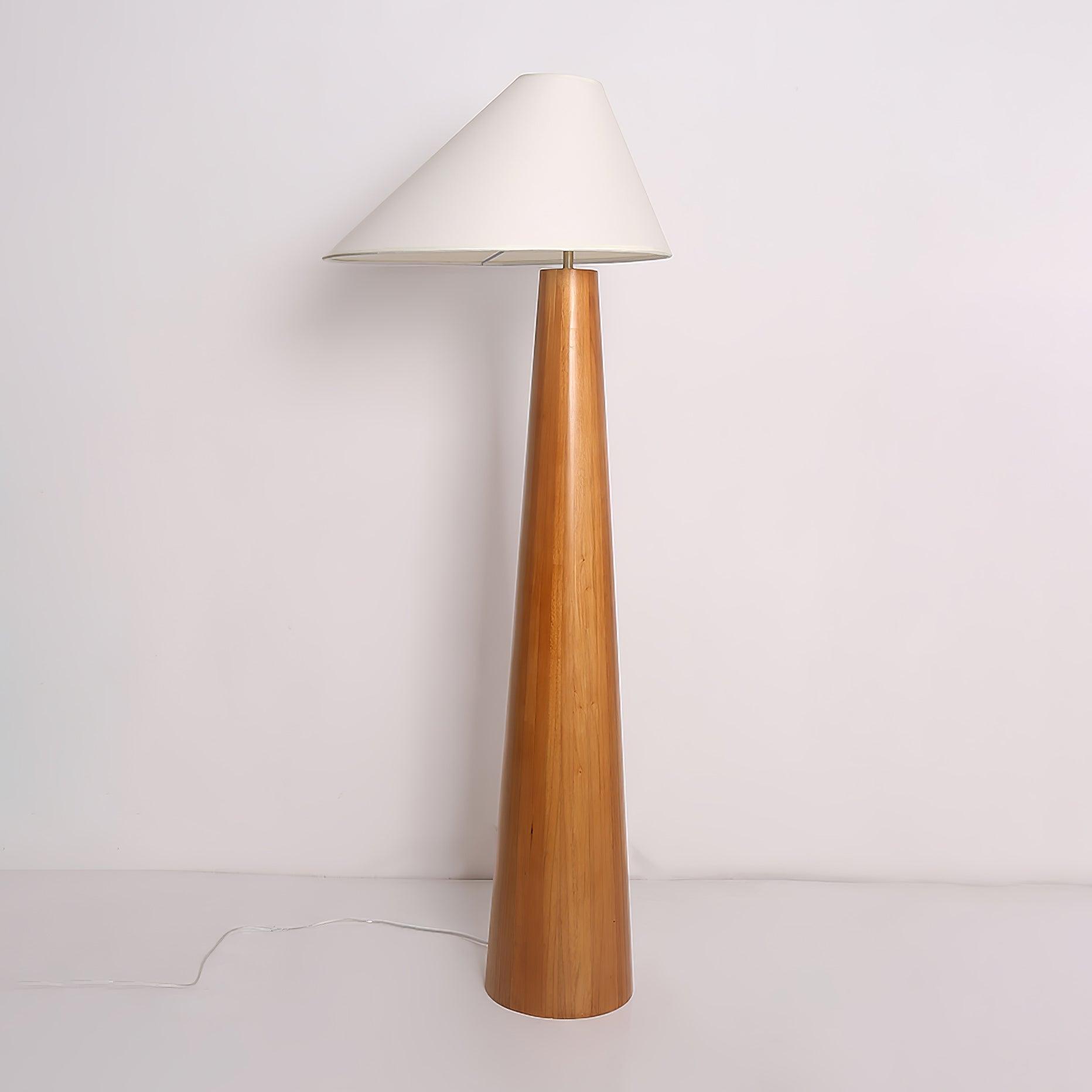Pinnacle Minimalist Wood Floor Lamp