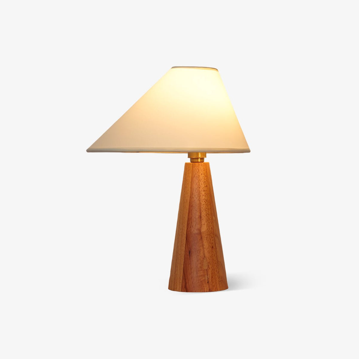 Mirose Wood Fabric Rustic Table Lamp