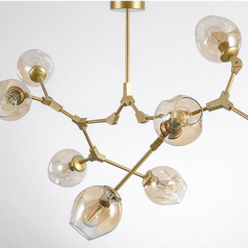 Valentina Nordic Modern Glass Pendant Light Bubble - Neutral Decor