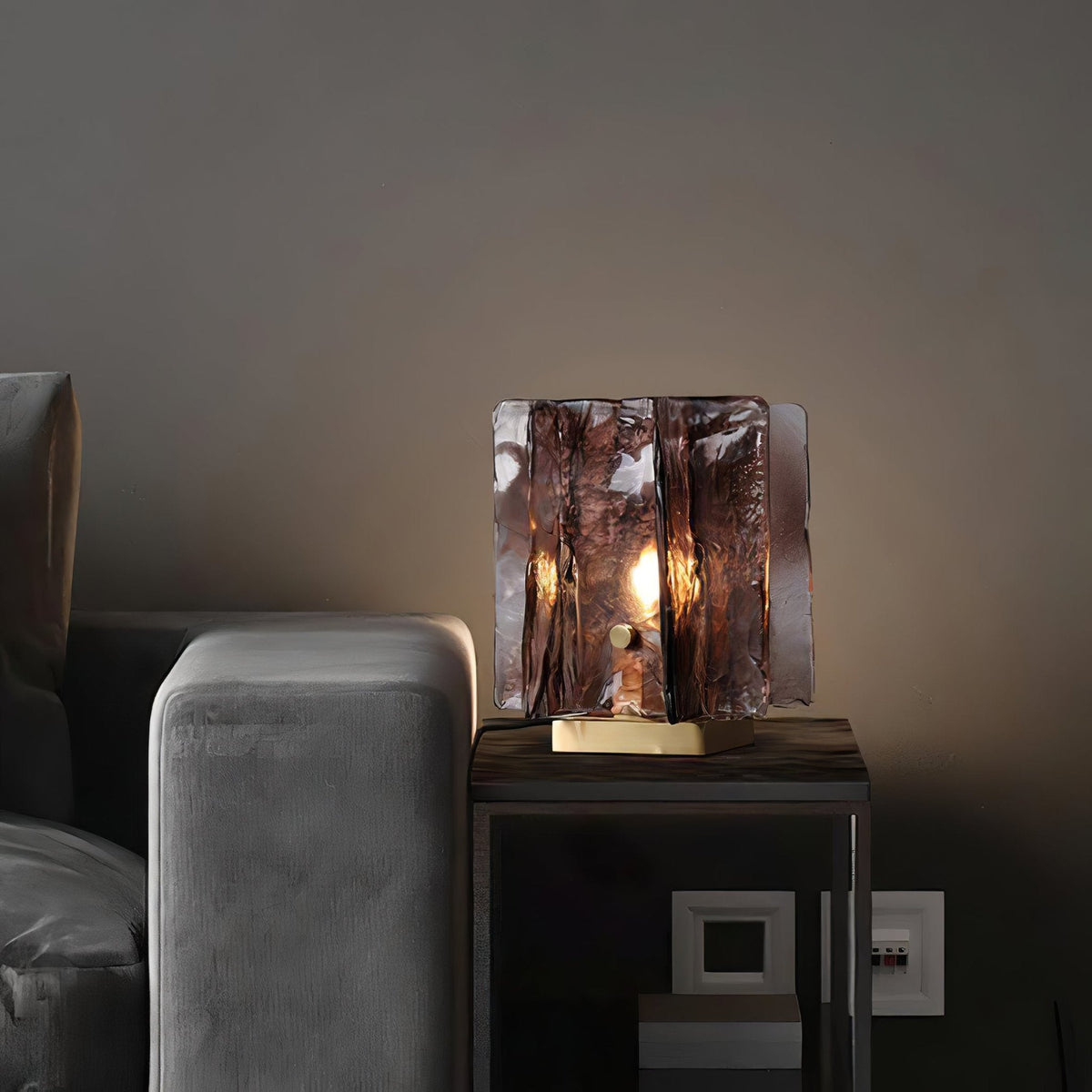 Avlaear Artisan Glass Desk Lamp