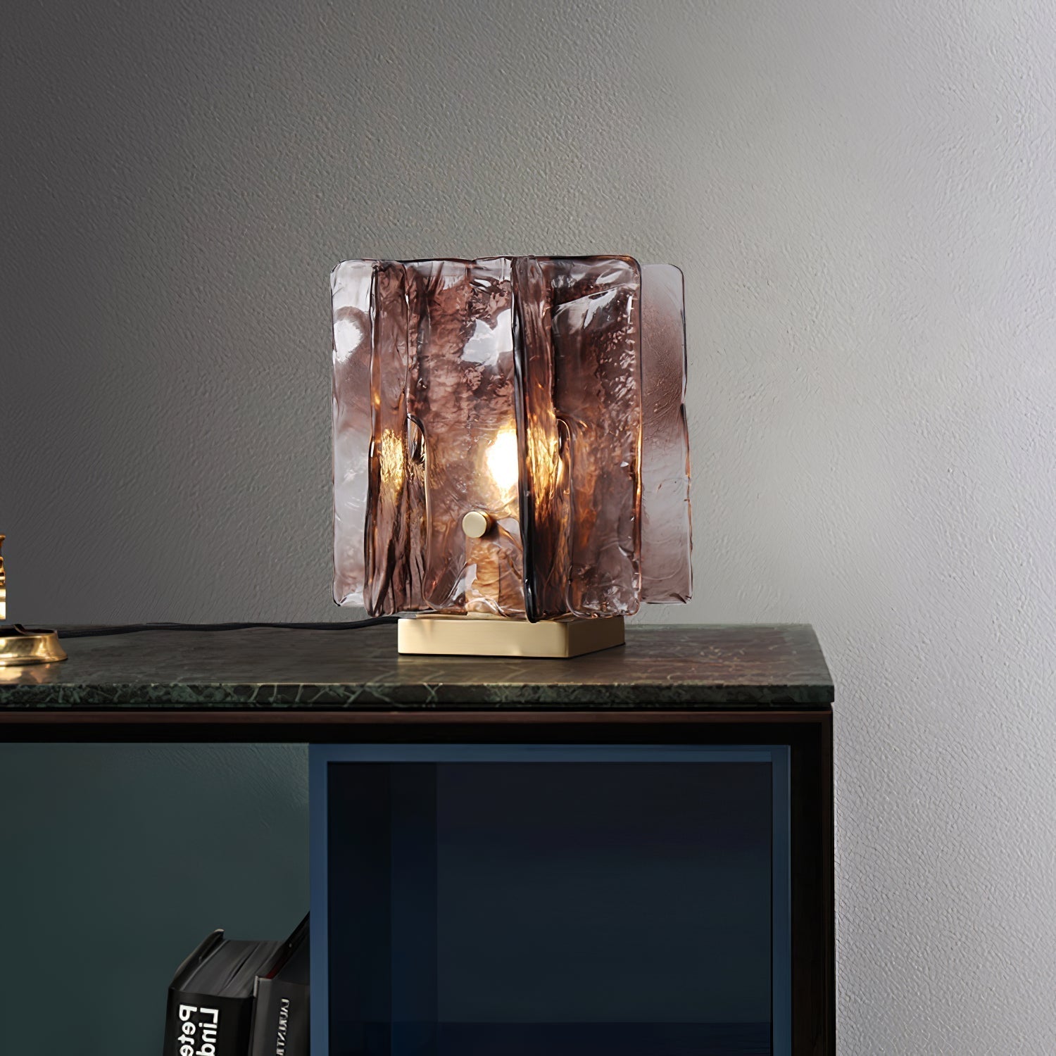 Avlaear Artisan Glass Desk Lamp
