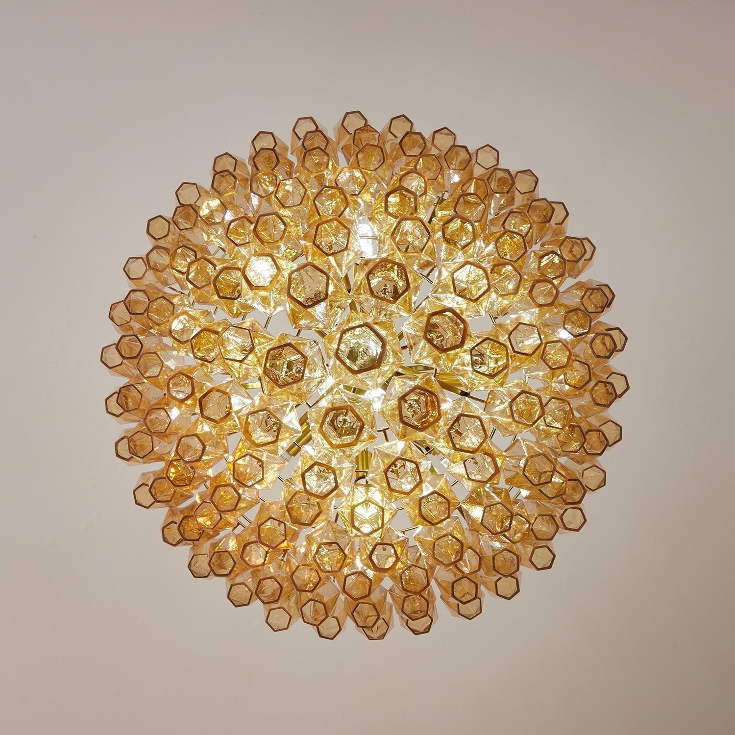 Orelielle Chandelier Amber Empire Prism