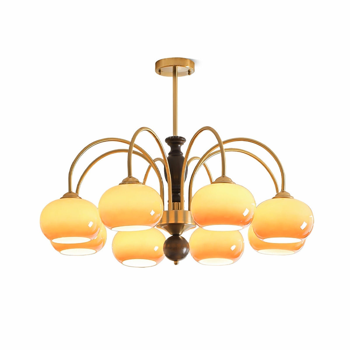 Rivirian Chandelier Amberly Arch Curved Arms