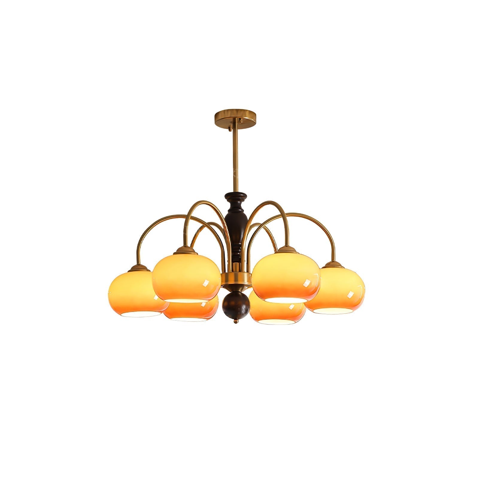 Rivirian Chandelier Amberly Arch Curved Arms