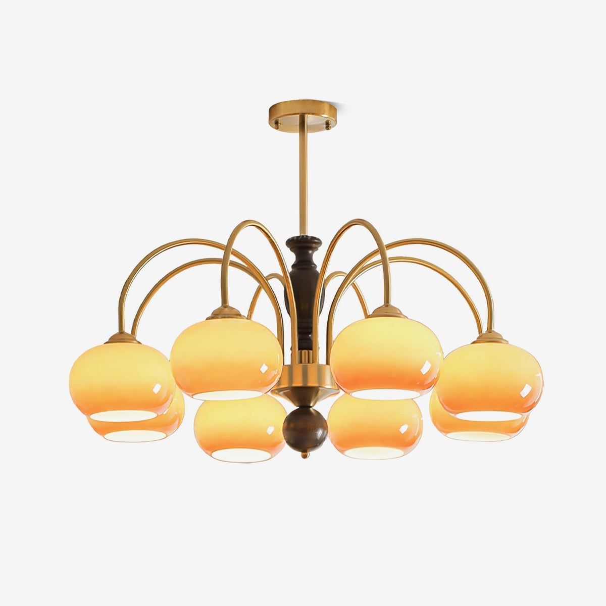 Rivirian Chandelier Amberly Arch Curved Arms