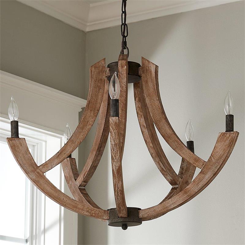 Eirikuvyi Vintage Creativity Metal Wood Lantern Pendant Lamp