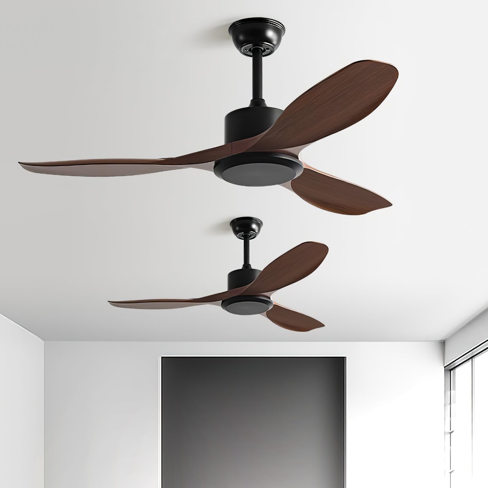 Arlo Minimalist Wood Ceiling Fan Light - Neutral Decor