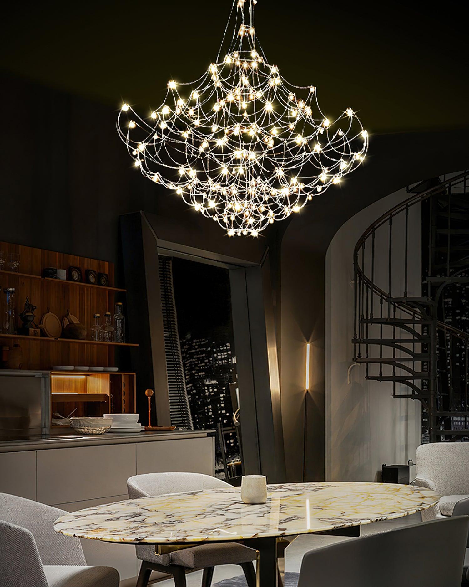 Wesrin Chandelier Stainless Steel Wire Firefly