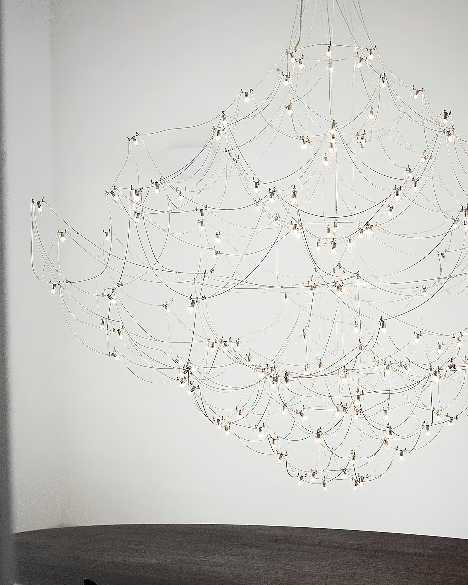 Wesrin Chandelier Stainless Steel Wire Firefly