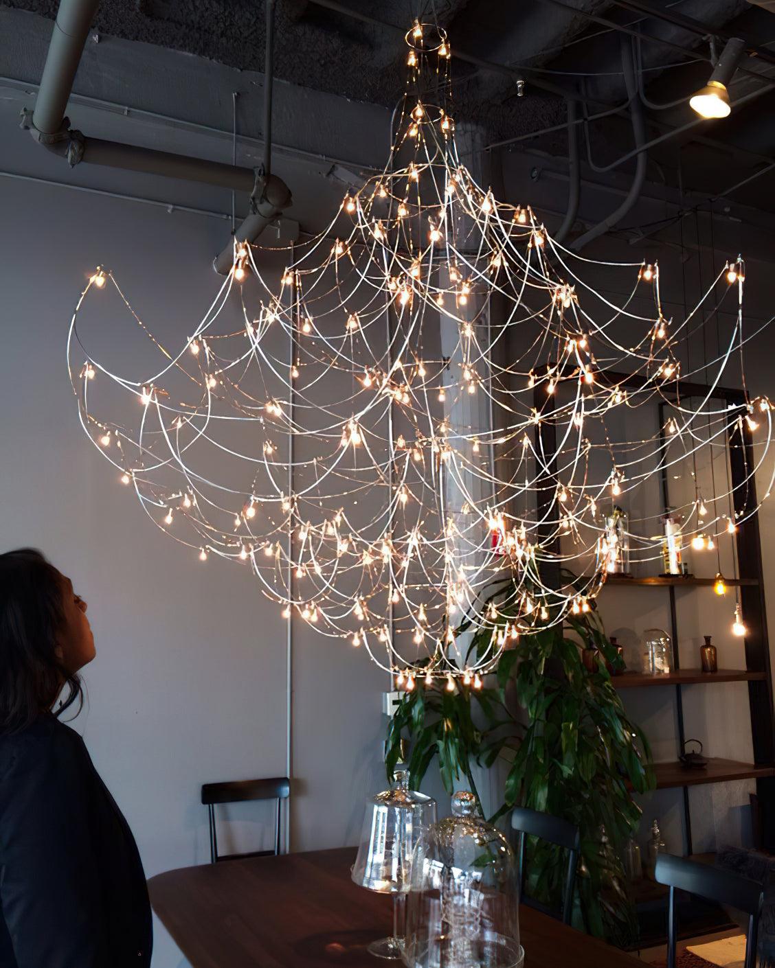 Wesrin Chandelier Stainless Steel Wire Firefly