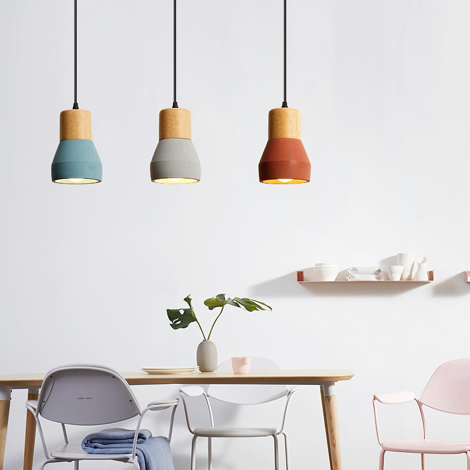 Concretis Industrial Cement Pendant Light