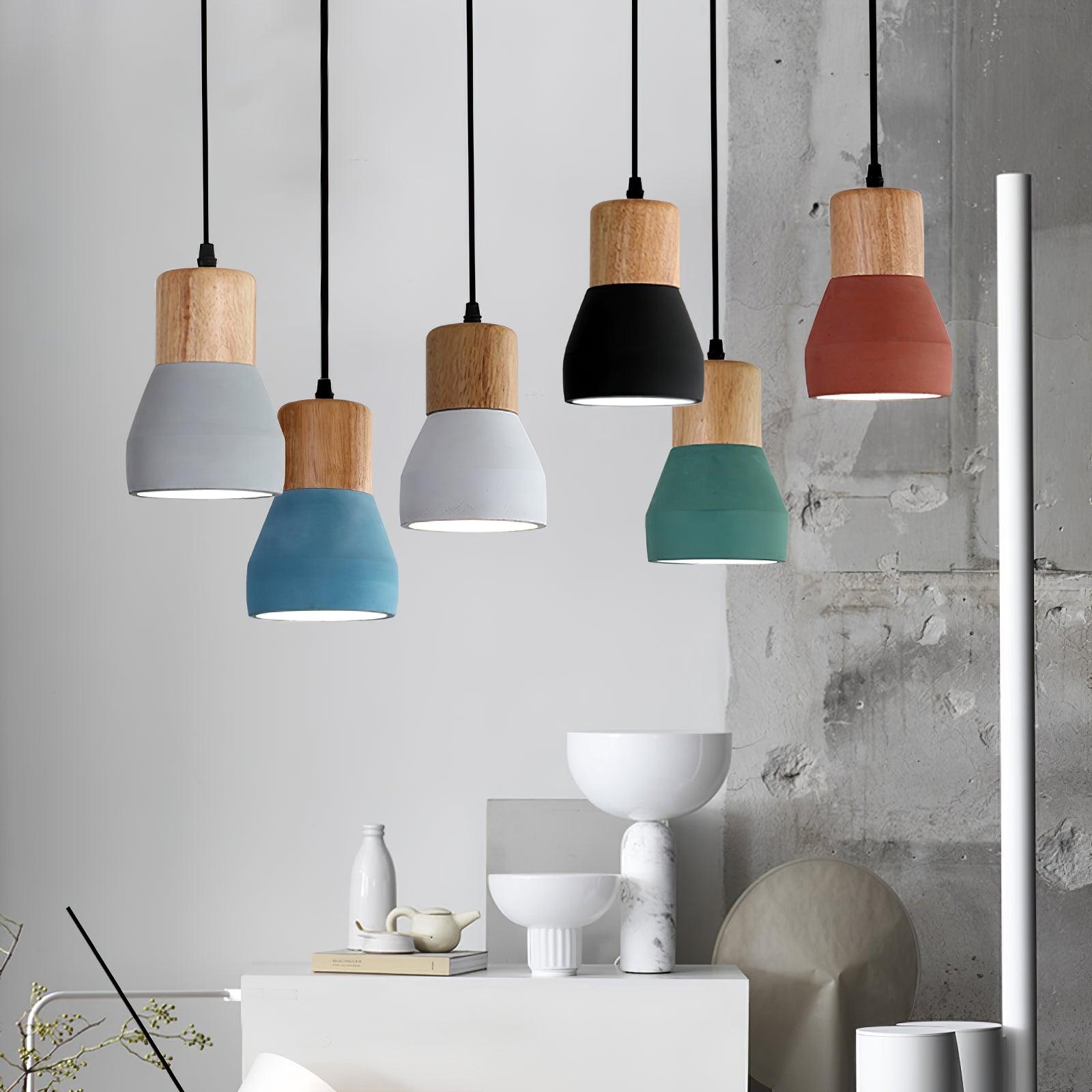 Concretis Industrial Cement Pendant Light