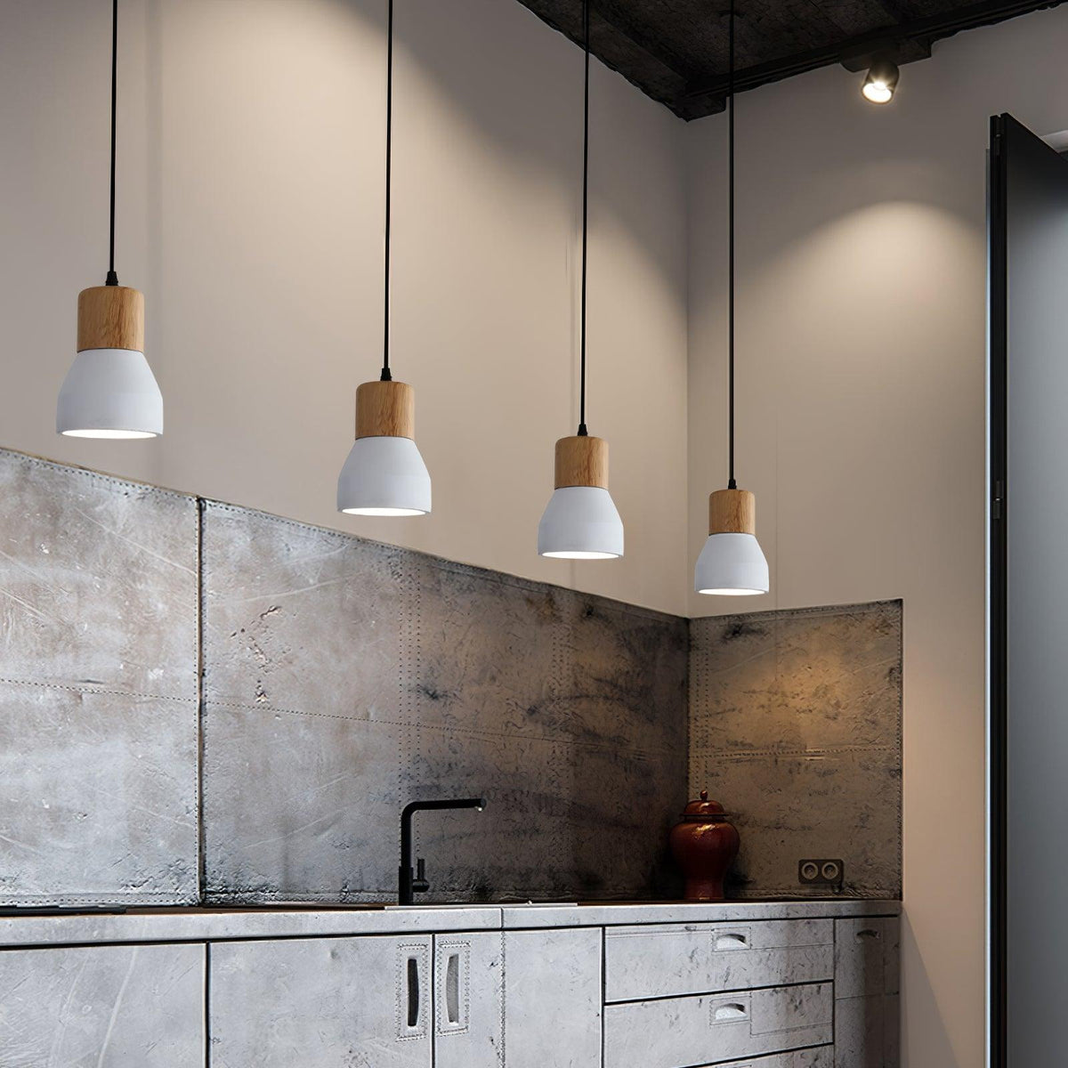 Concretis Industrial Cement Pendant Light