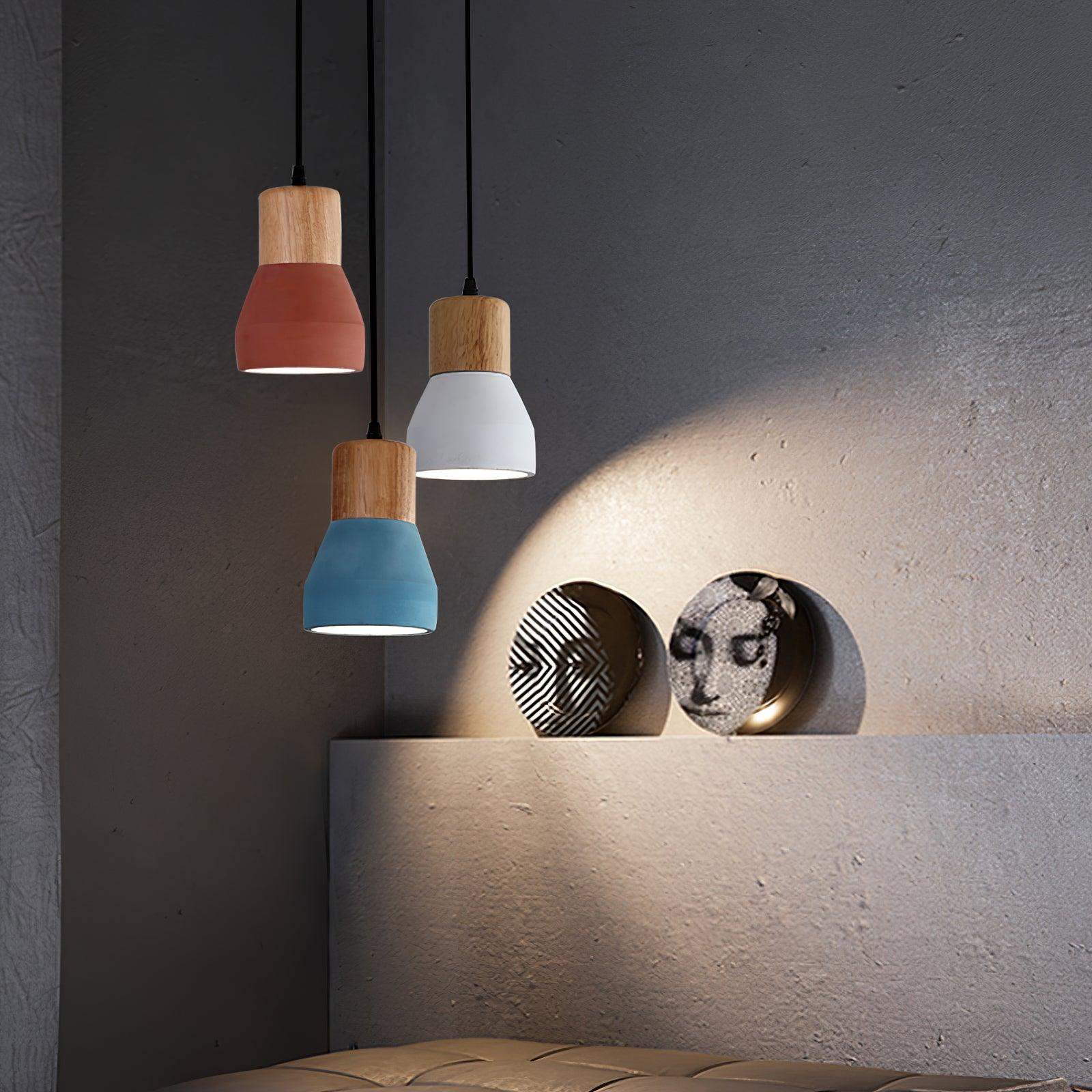 Concretis Industrial Cement Pendant Light