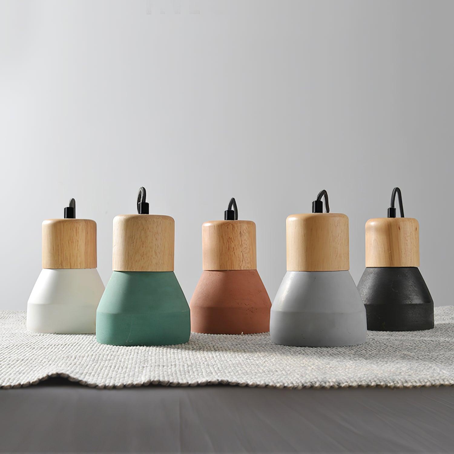 Concretis Industrial Cement Pendant Light