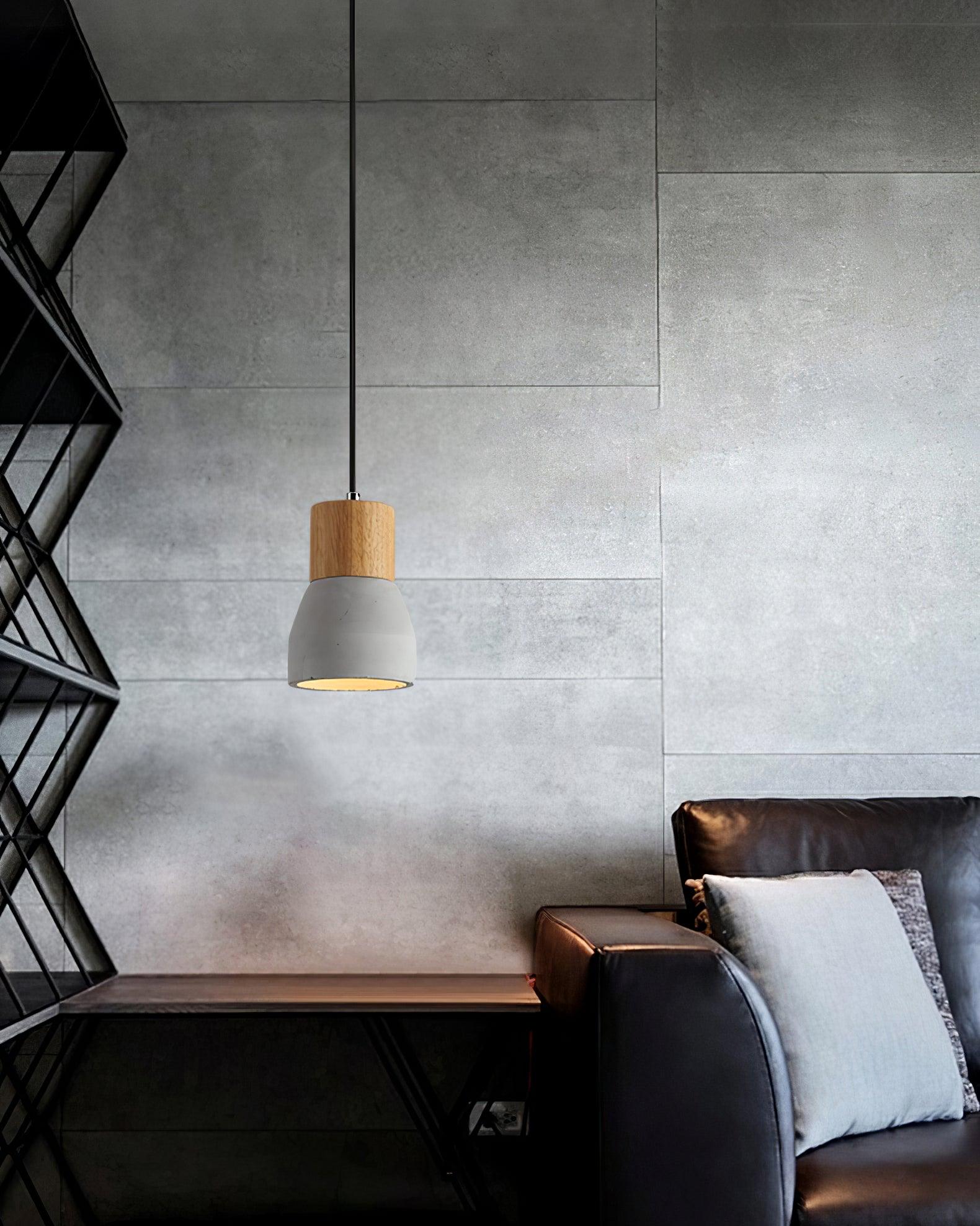 Concretis Industrial Cement Pendant Light