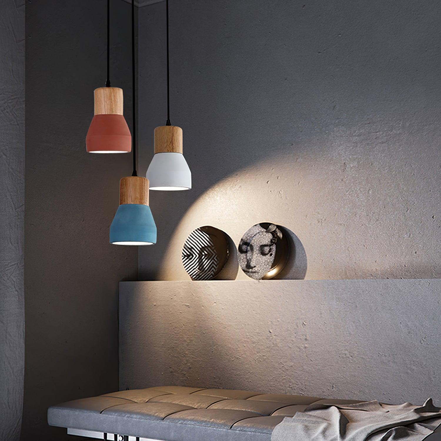 Concretis Industrial Cement Pendant Light