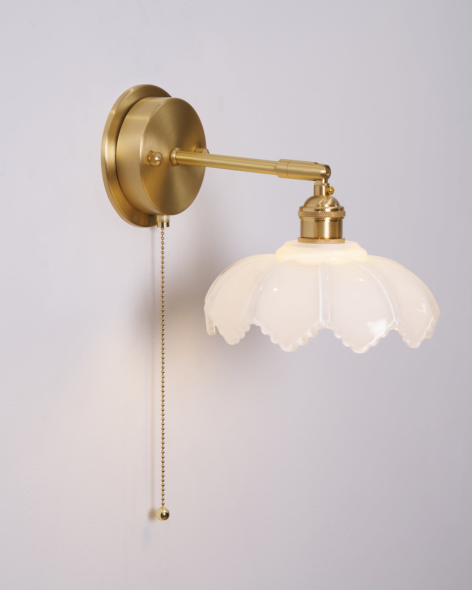 Lotus Nordic Art Rotatable Glass Wall Lamp