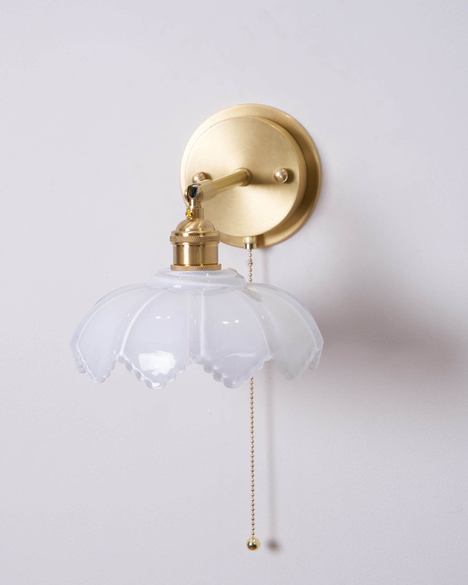 Lotus Nordic Art Rotatable Glass Wall Lamp