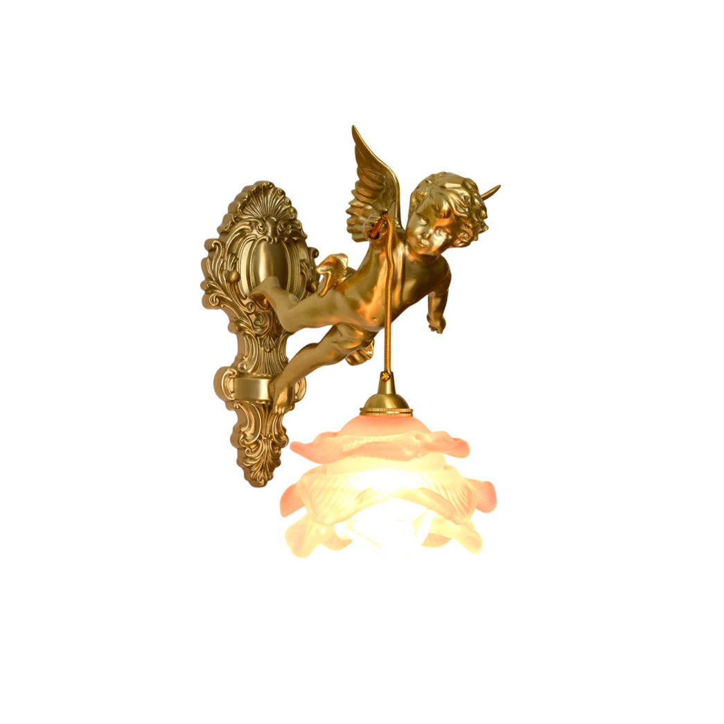 Solange Angel Glass Wall Lamp