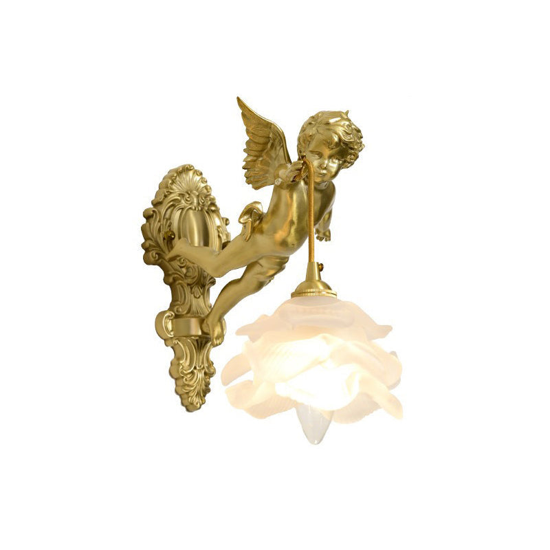 Solange Angel Glass Wall Lamp