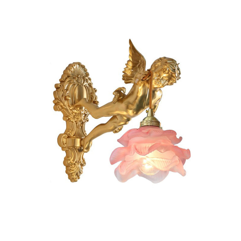 Solange Angel Glass Wall Lamp