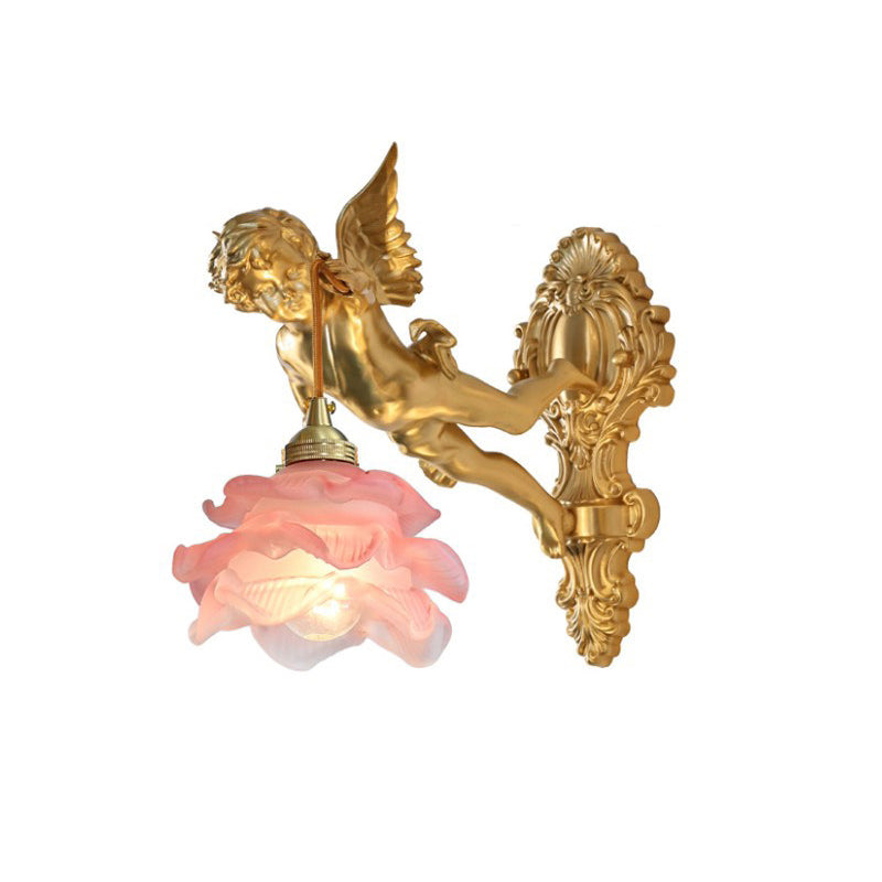 Solange Angel Glass Wall Lamp