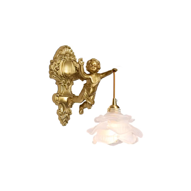 Solange Angel Glass Wall Lamp