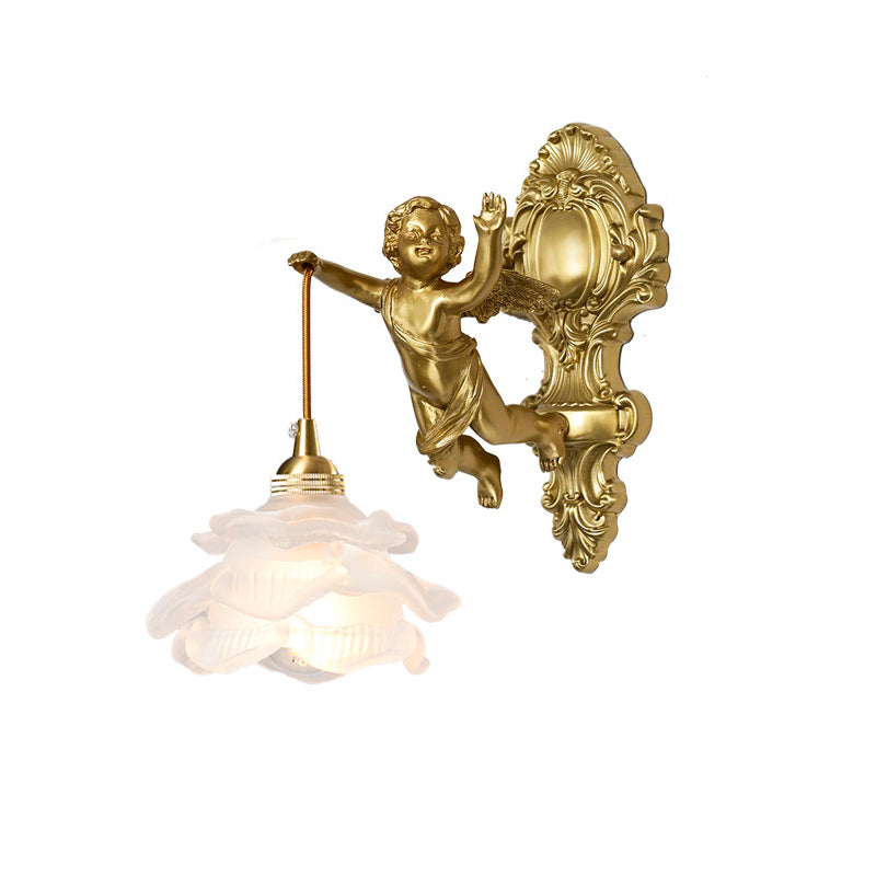 Solange Angel Glass Wall Lamp