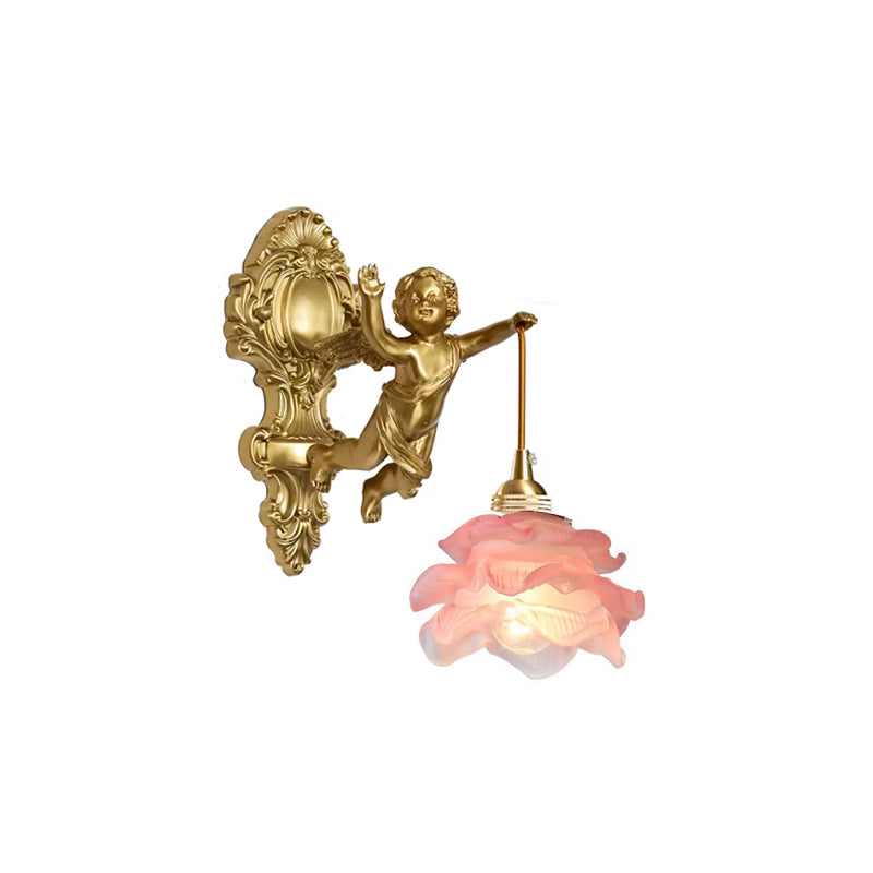 Solange Angel Glass Wall Lamp