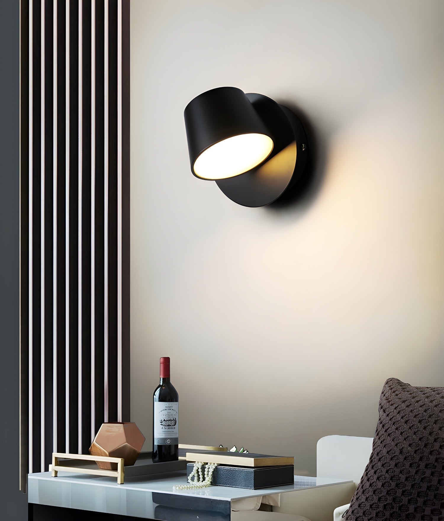 Nathania Angle Adjustable Reading Wall Lamp - Neutral Decor