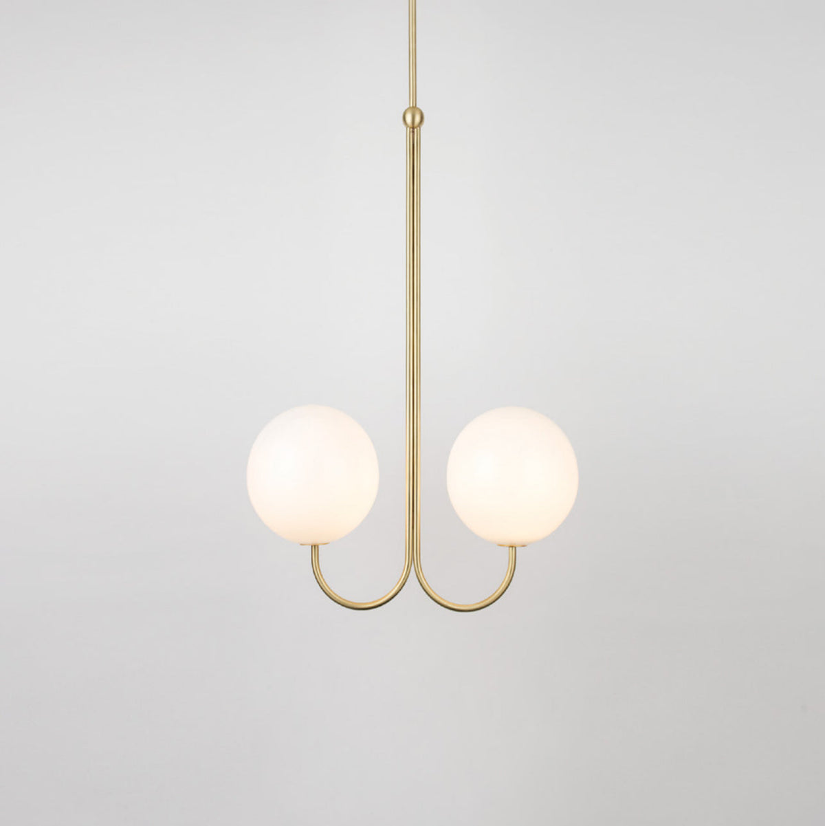 Brin Metal & Glass Elegant Pendant Light