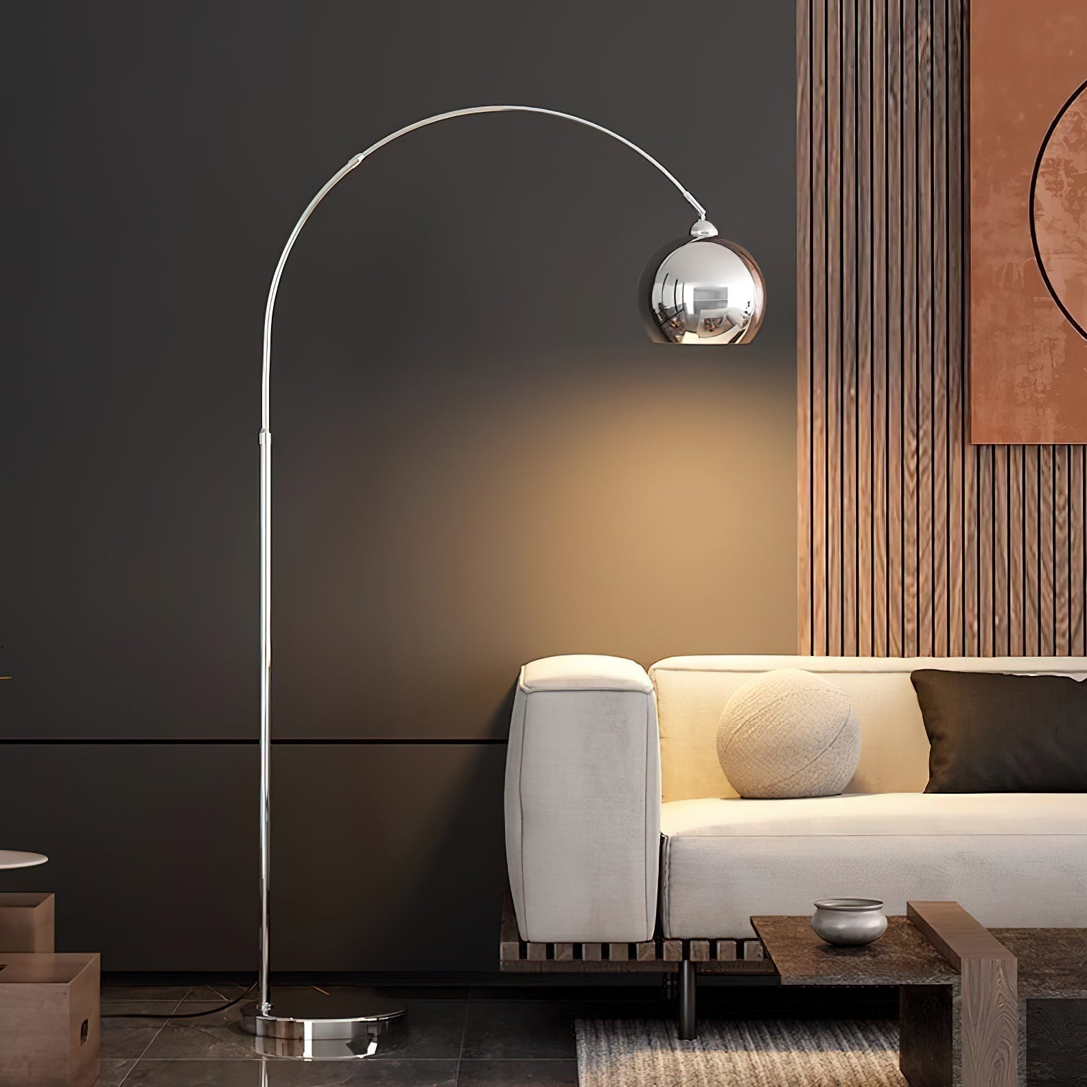 Opal Minimalist Floor Lamp