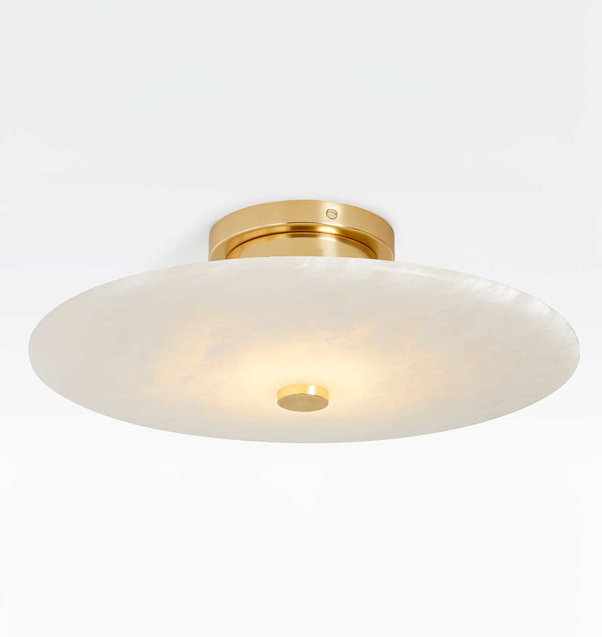 Clio Alabaster Flush Mount Ceiling Light