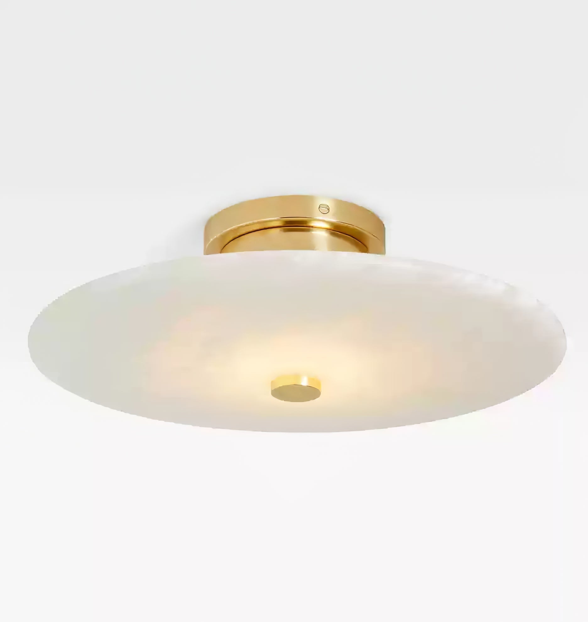 Clio Alabaster Flush Mount Ceiling Light