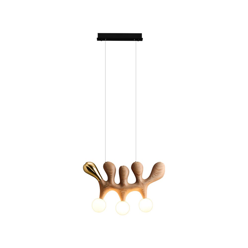 Sprout Contemporary Wood Pendant Lamp