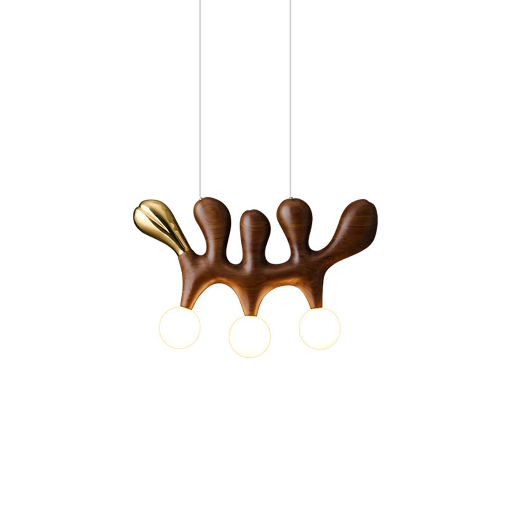 Sprout Contemporary Wood Pendant Lamp