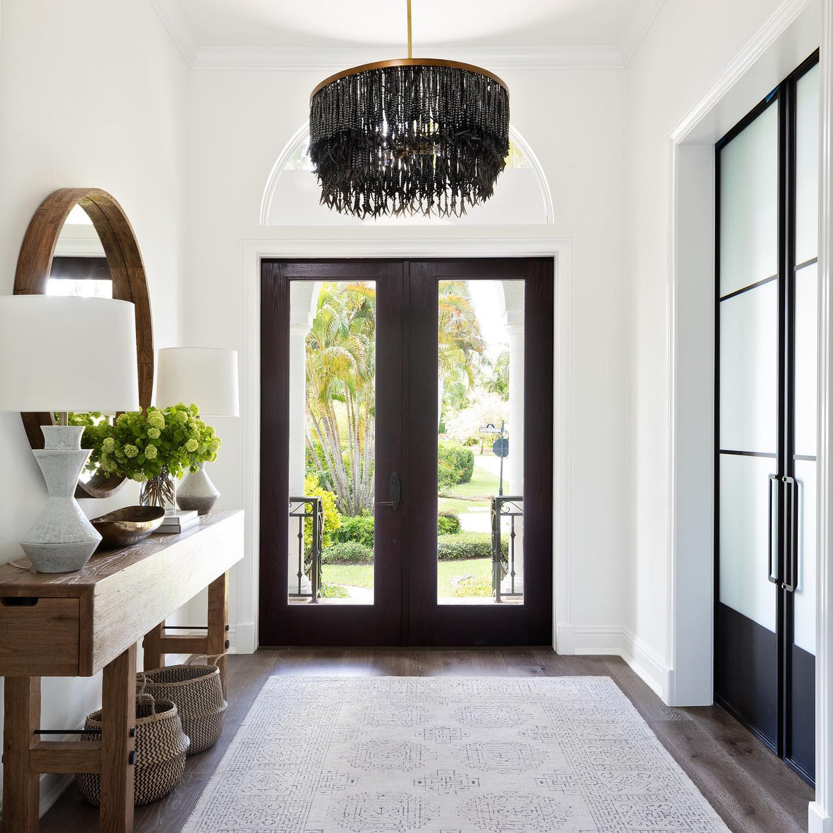 Yara Chandelier Wood and Coconut beads