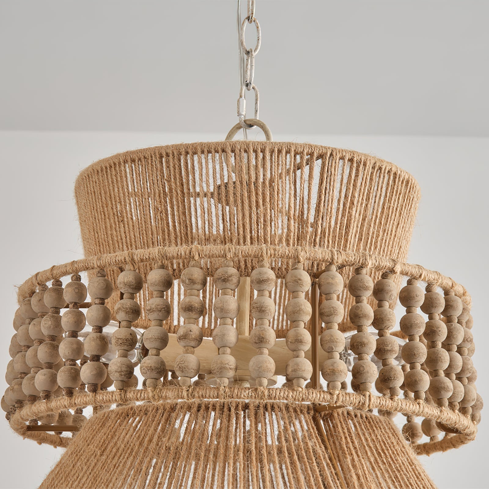 Kvennuvyi Natural Antigua Brown Metal Pendant Lamp