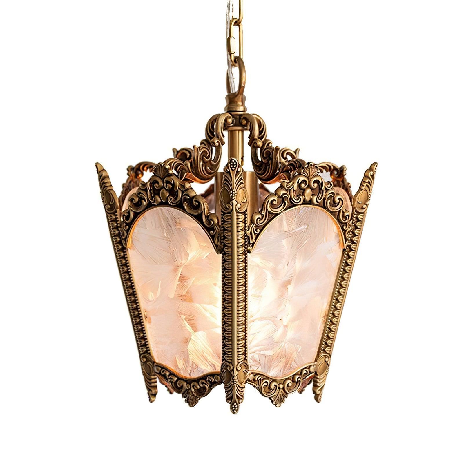 Auririelle Pendant Lamp Brass Empire Antique Elegant