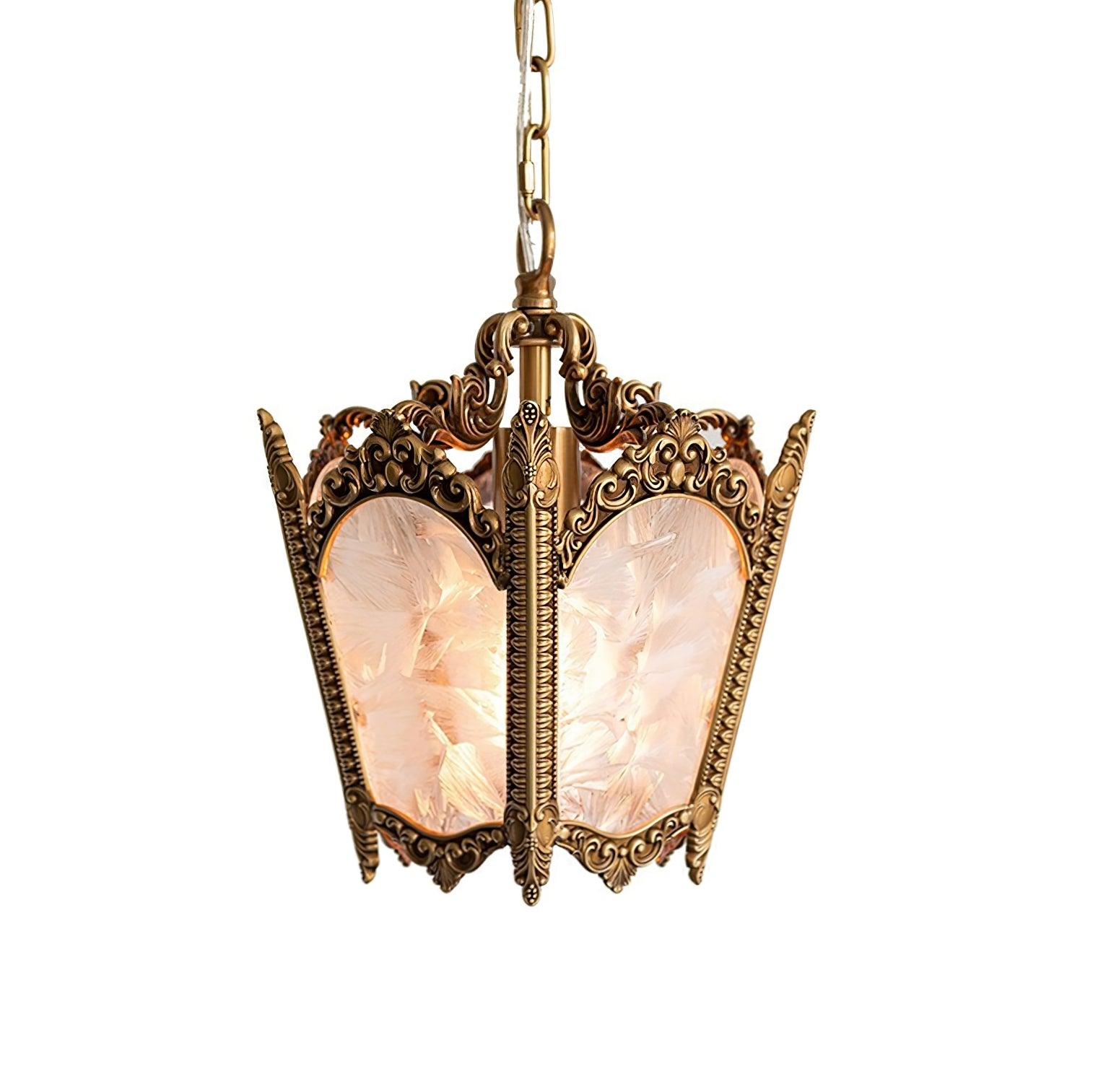Auririelle Pendant Lamp Brass Empire Antique Elegant