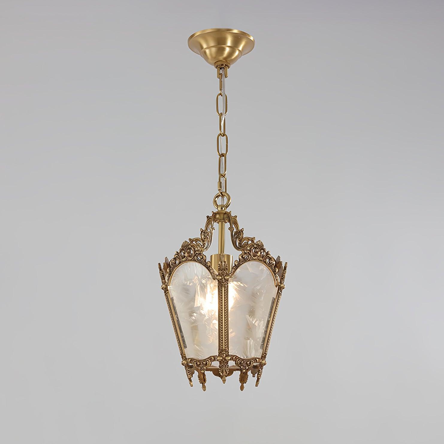 Auririelle Pendant Lamp Brass Empire Antique Elegant