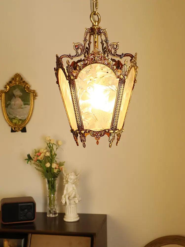 Auririelle Pendant Lamp Brass Empire Antique Elegant