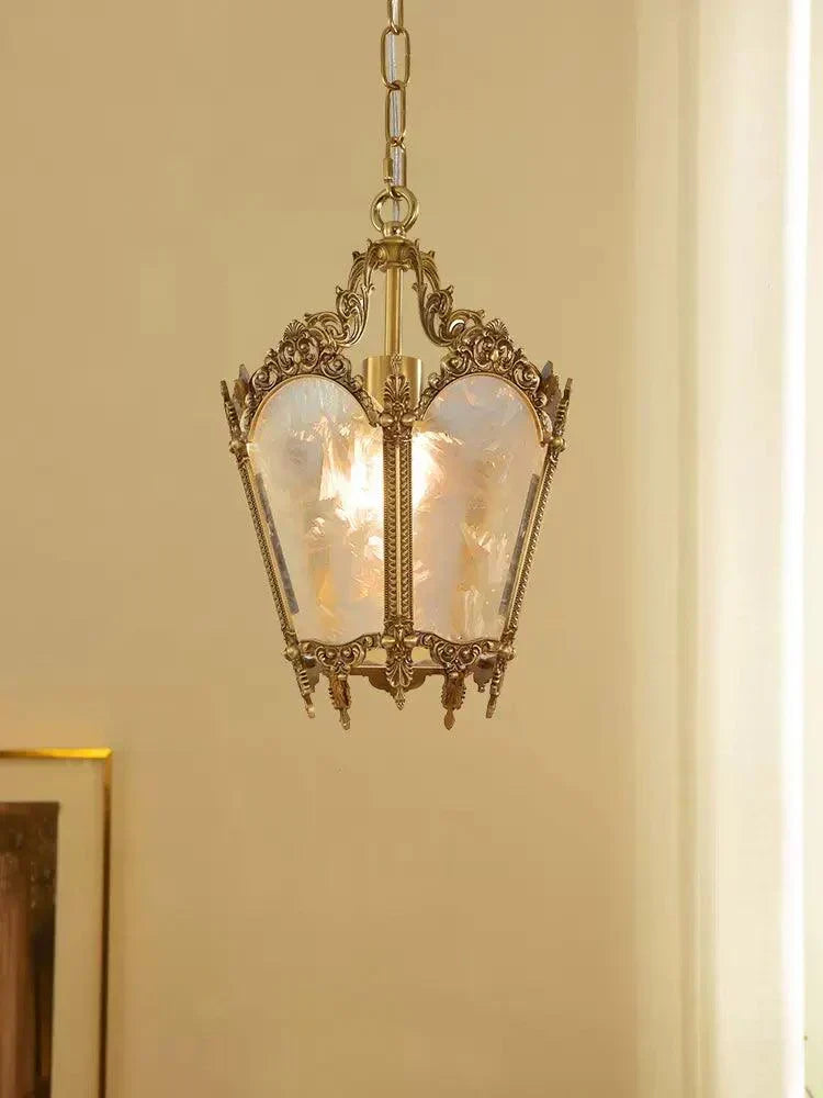 Auririelle Pendant Lamp Brass Empire Antique Elegant